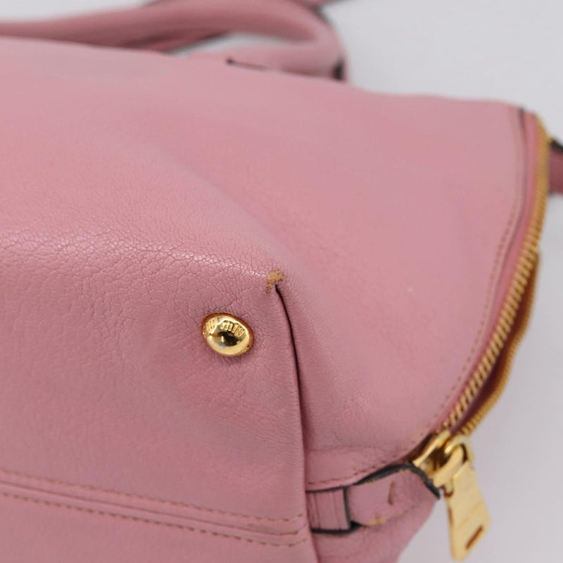 Miu Miu Beau Top Handle Leather Multicolour Bag