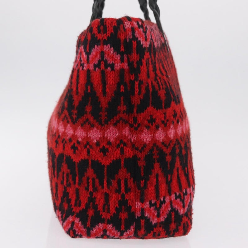 Fendi Vintage Wool Red Bag