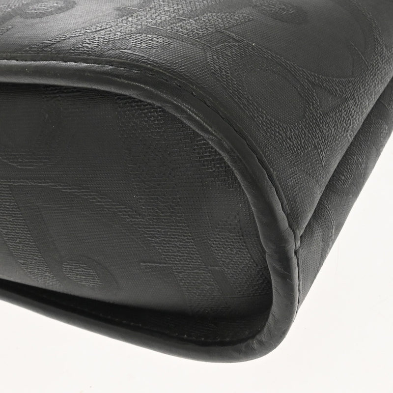 Christian Dior Vintage Canvas Black Pvc Bag