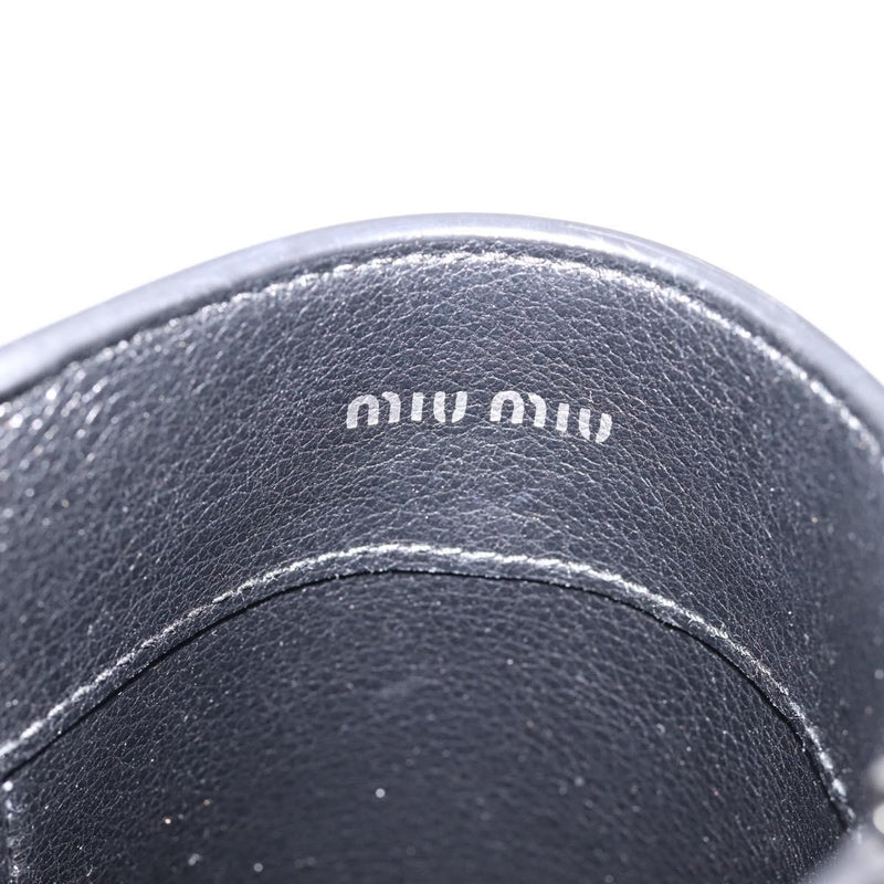 Miu Miu Shoulder Leather Black Bag