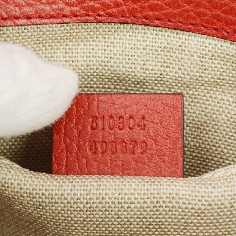 Gucci Interlocking Leather Red Bag
