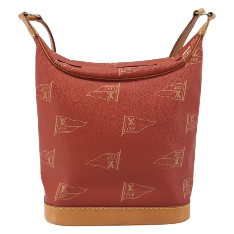 Louis Vuitton Cup Le Touquet Canvas Red Bag