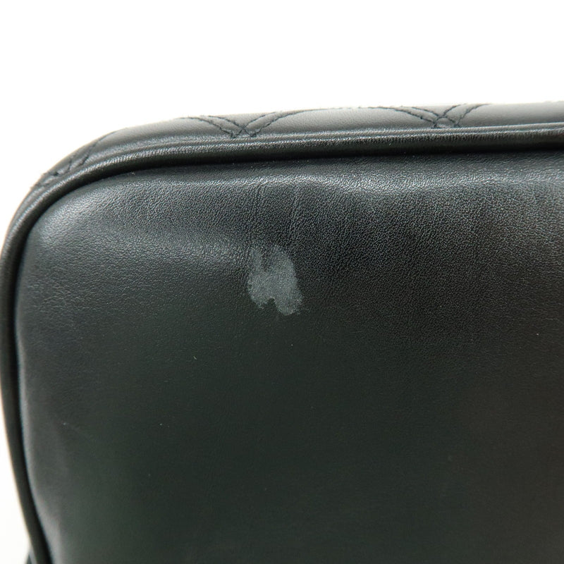 Chanel Vanity Leather Black Bag
