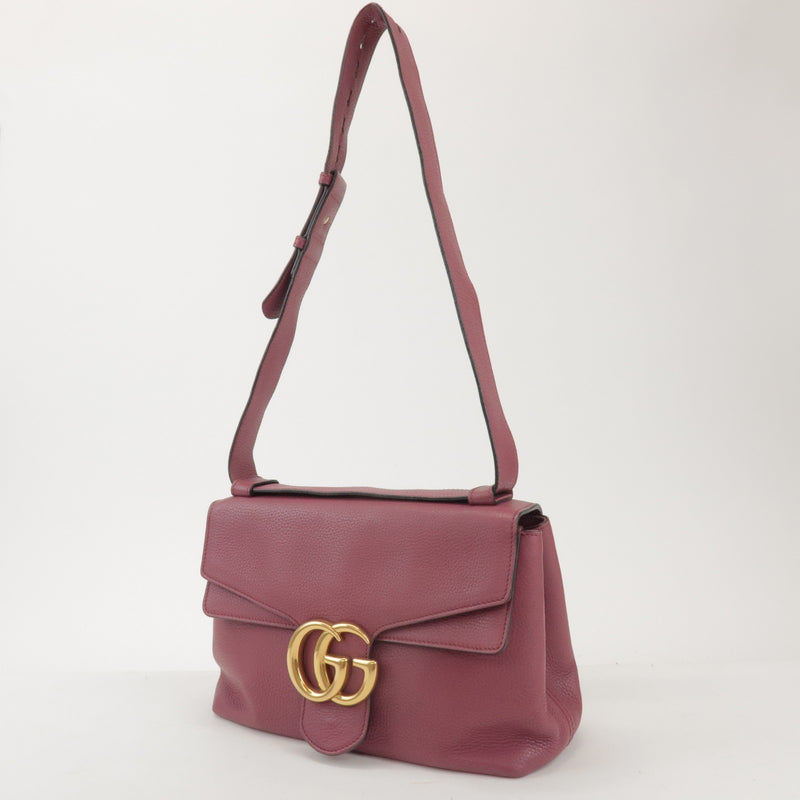 Gucci Gg Marmont Leather Pink Bag