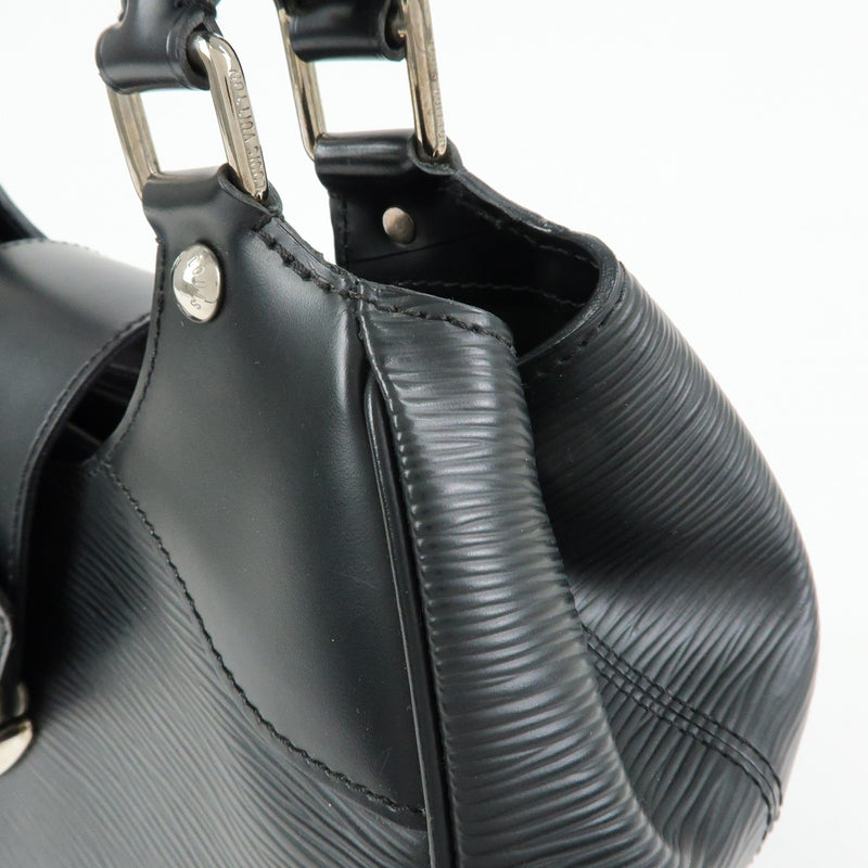 Louis Vuitton Montaigne Sac Epi Leather Black Bag
