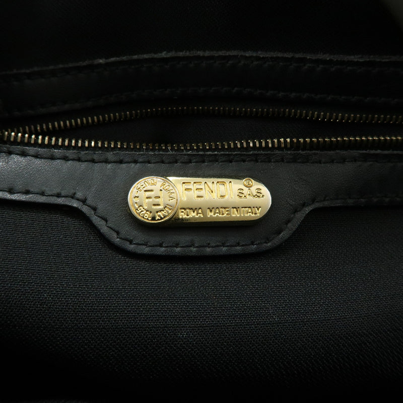 Fendi Vintage Dome Satchel Leather Brown