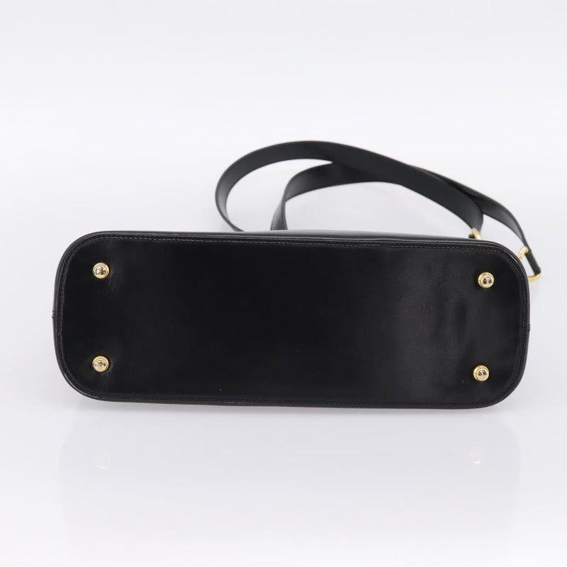 Celine Shoulder Leather Black Bag