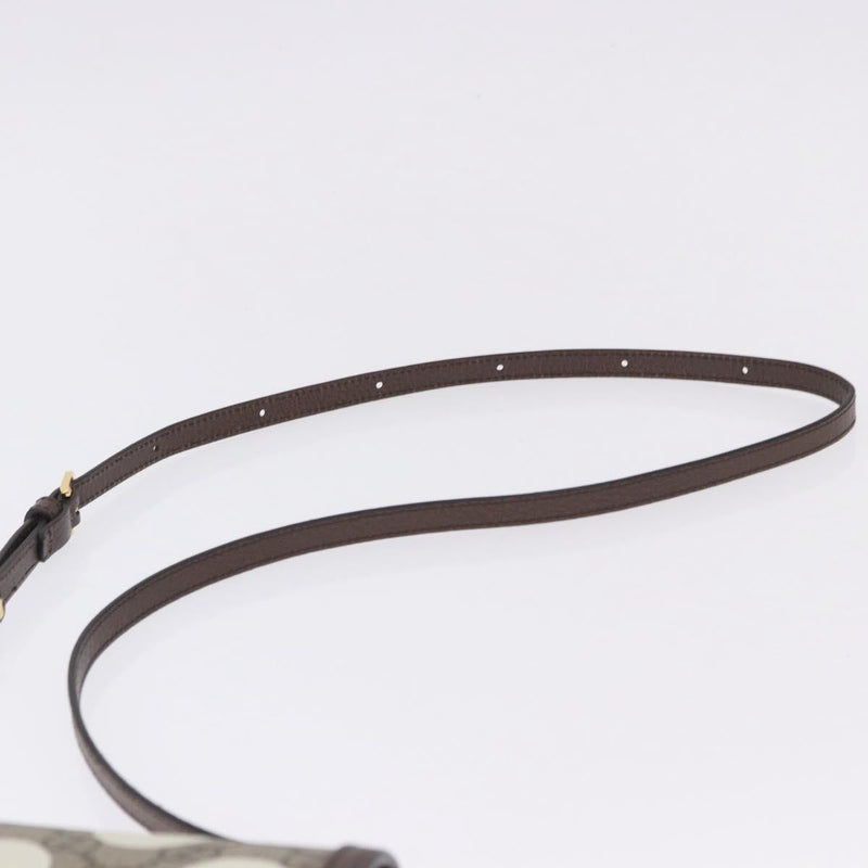 Gucci Horsebit 1955 Printed Gg Coated Canvas Beige Bag
