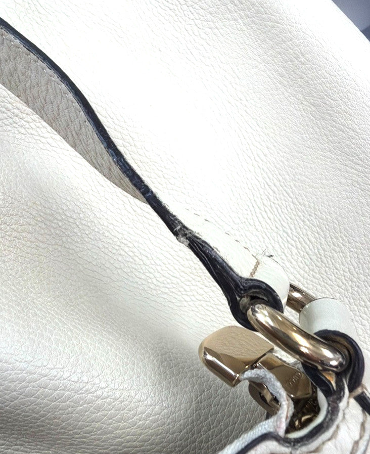 Gucci Soho Messenger Leather White
