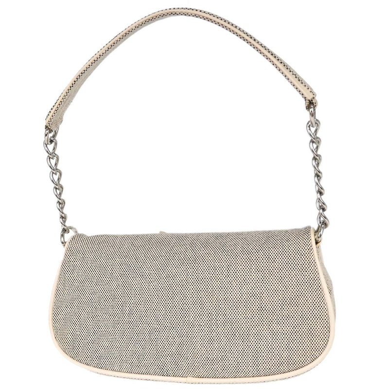 Chanel Camellia No.5 Flap Canvas Black Bag
