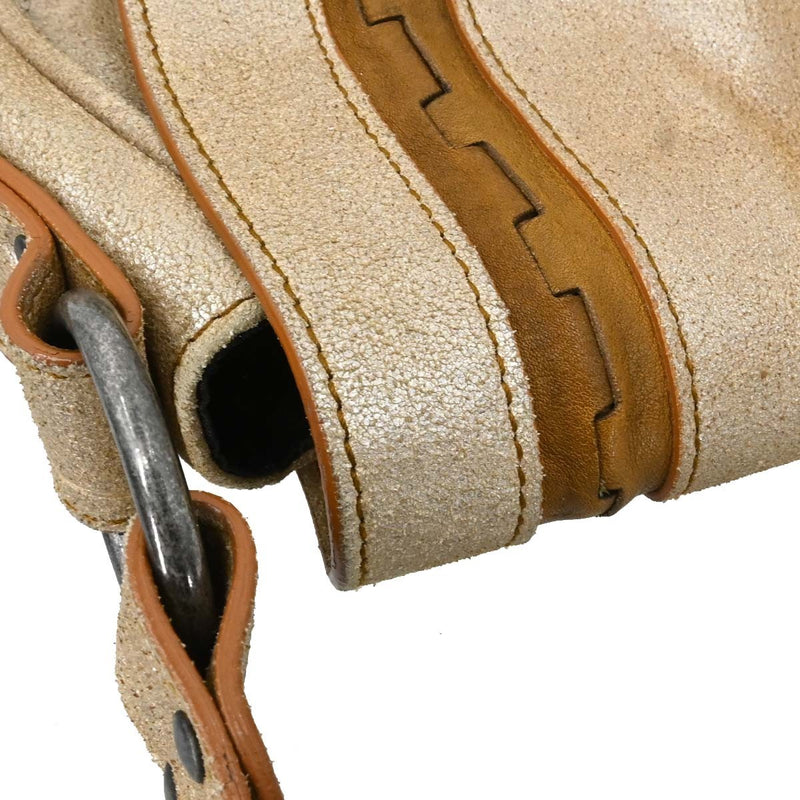 Christian Dior Vintage Gaucho Double Saddle Leather Gold Bag