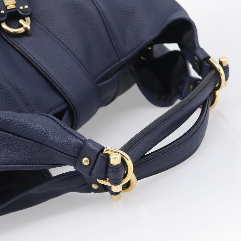 Loewe Calle Hobo Leather Navy