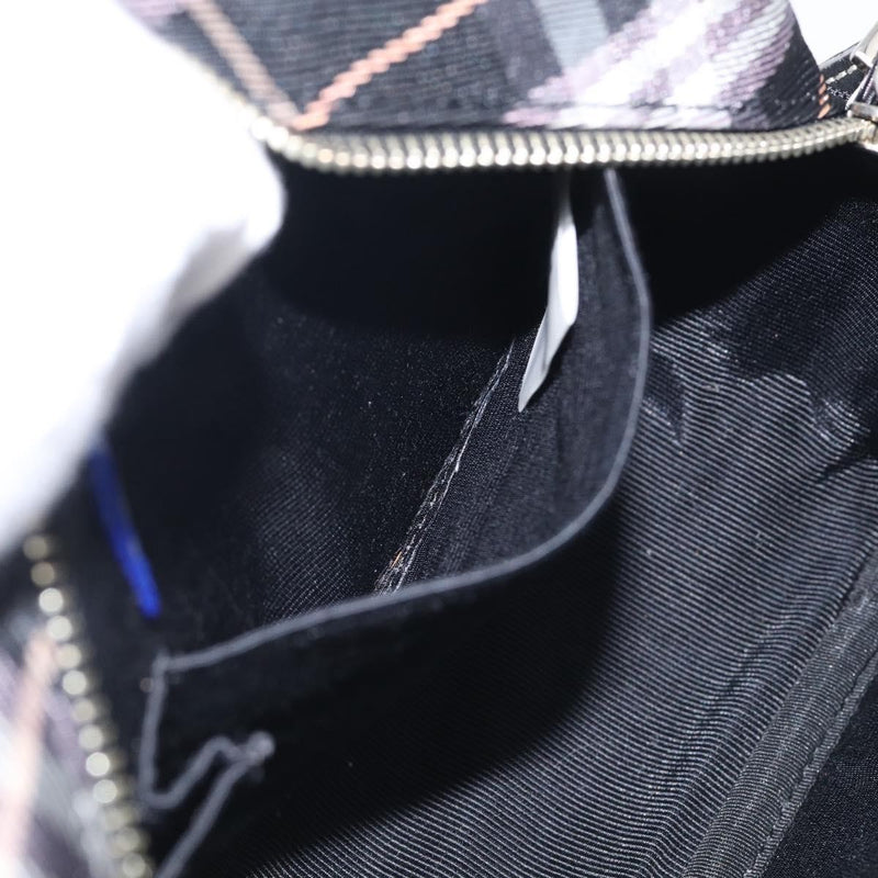 Burberry Nova Check Blue Label Nylon Black Bag