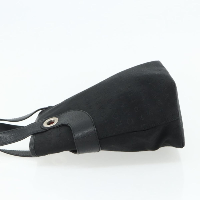 Bvlgari Logomania Canvas Black Bag