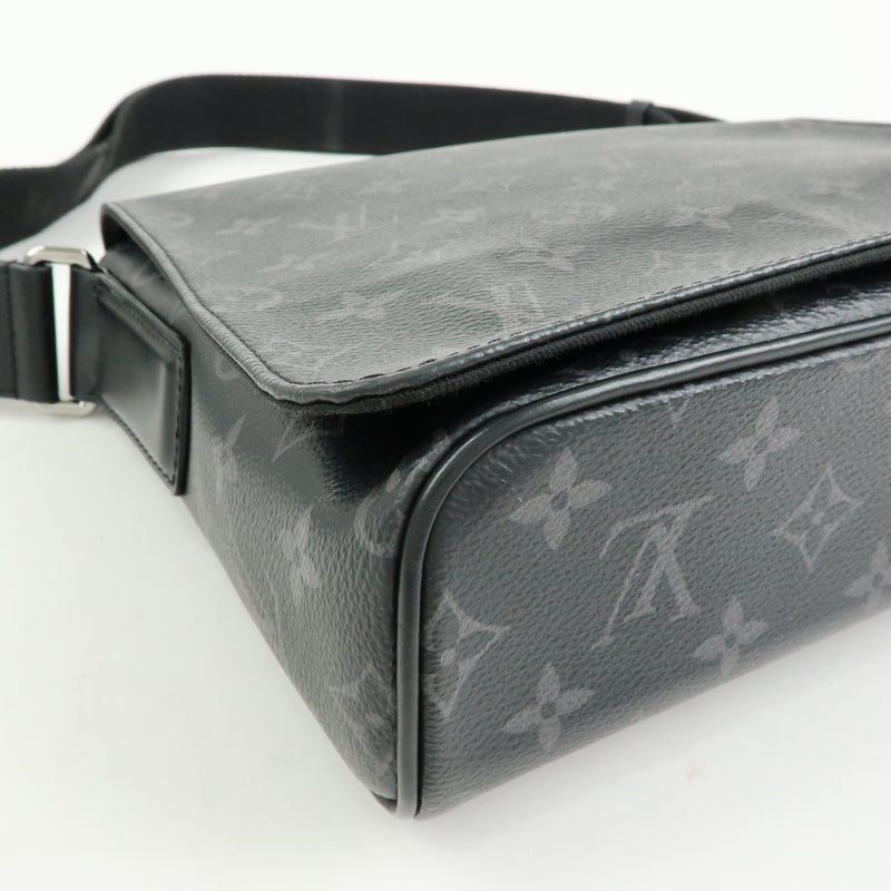 Louis Vuitton District Messenger Monogram Eclipse Canvas Gray