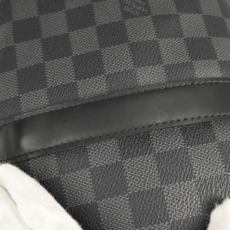Louis Vuitton Keepall Bandouliere Damier Graphite Gray Canvas Bag