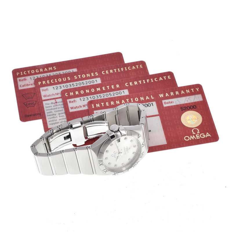 Omega Constellation Co-Axial Chronometer Automatic Stainless Steel With Diamond Markers Watches