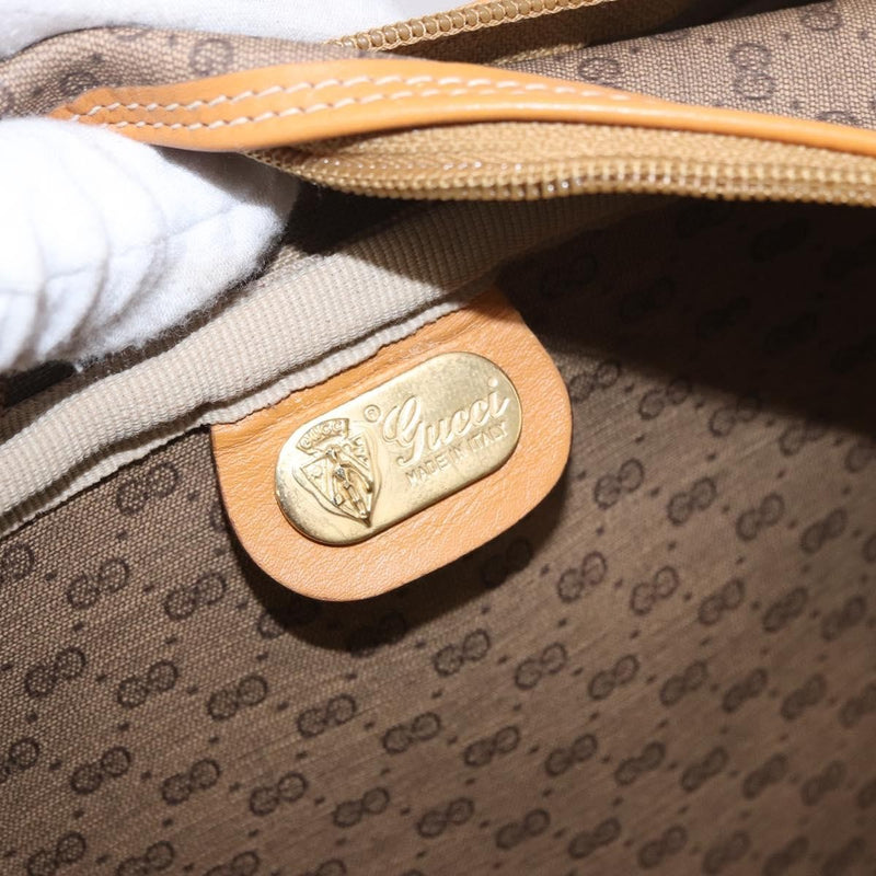 Gucci Micro Gg Canvas Beige Bag