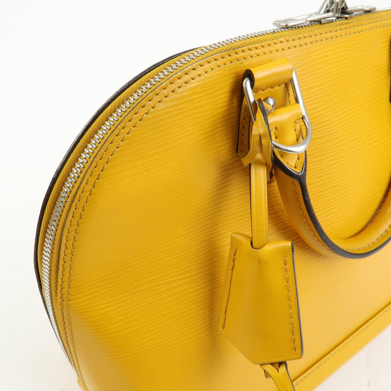 Louis Vuitton Alma Epi Leather Yellow Bag