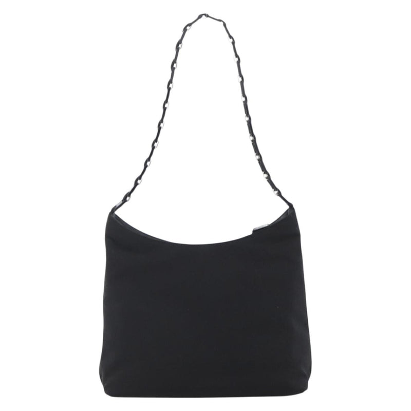 Salvatore Ferragamo Shoulder Bag Canvas Black