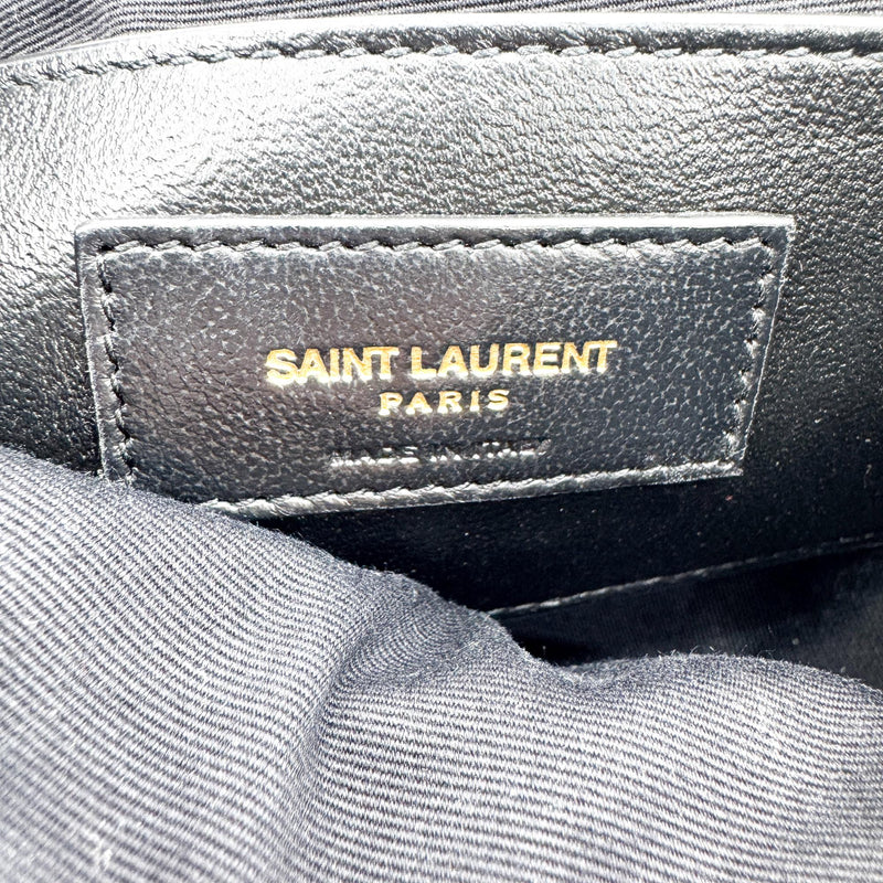 Saint Laurent 80s Vanity Quilted Leather Red Bag