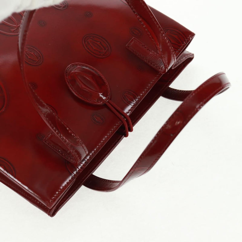Cartier Happy Birthday Patent Leather Red Patent_leather Bag
