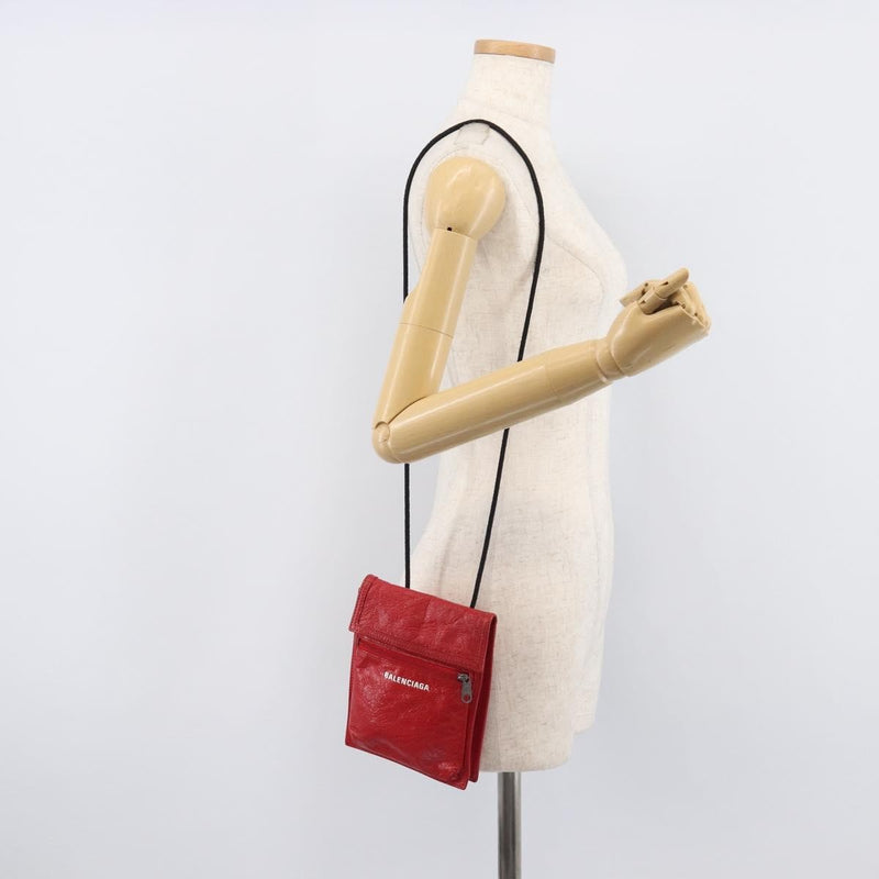 Balenciaga Explorer Leather Red Bag