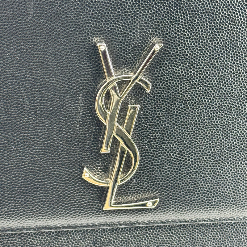Saint Laurent Classic Monogram Leather Black Bag