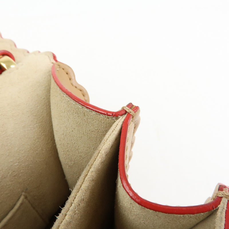 Fendi Kan I Leather Beige Bag