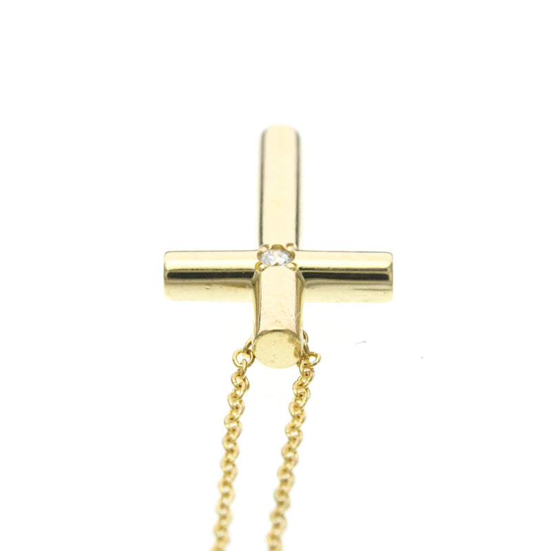 Tiffany & Co. Cross Pendant 18k Yellow Gold With Diamond Yellow_gold Bijoux