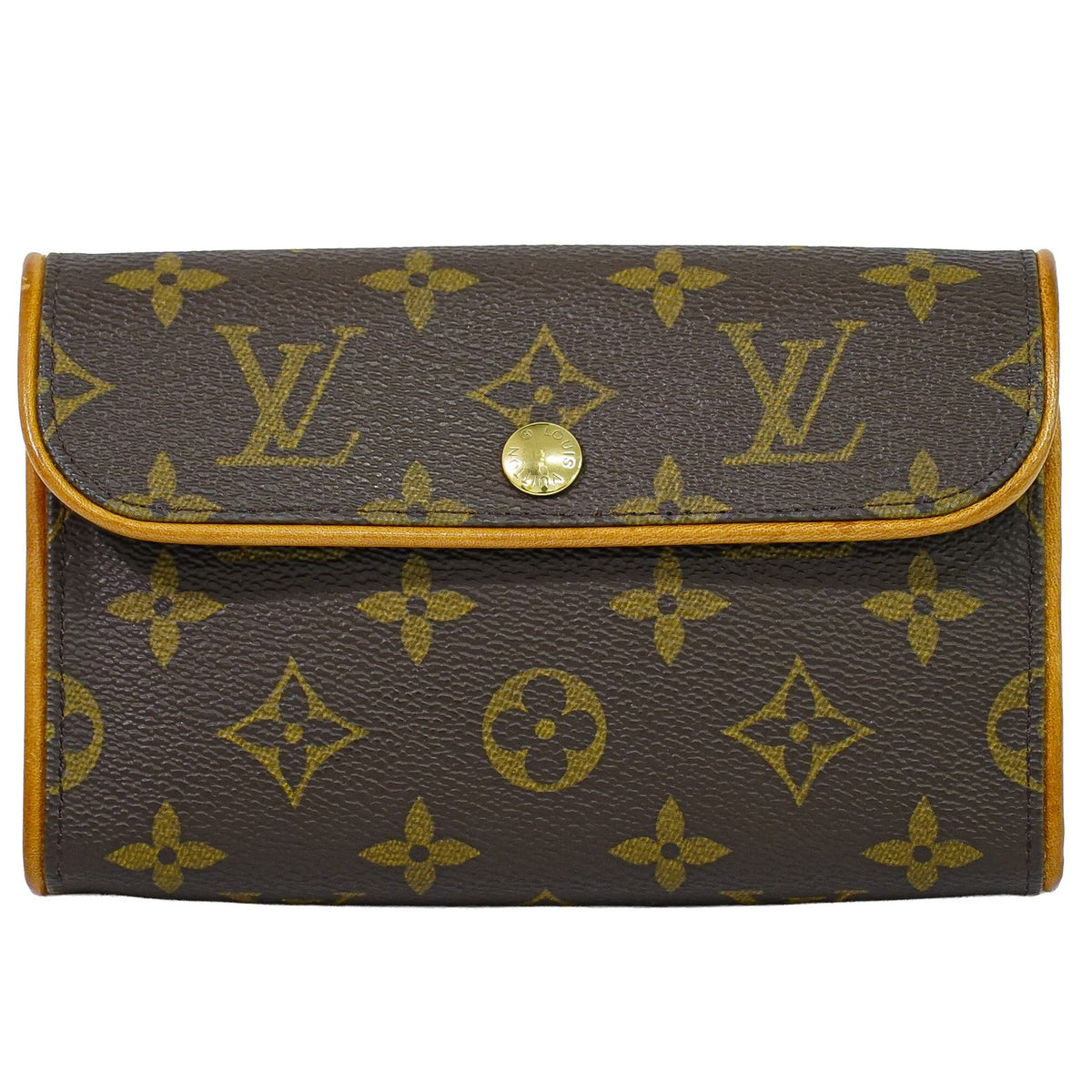 Louis Vuitton Florentine Pochette Canvas Brown Bag
