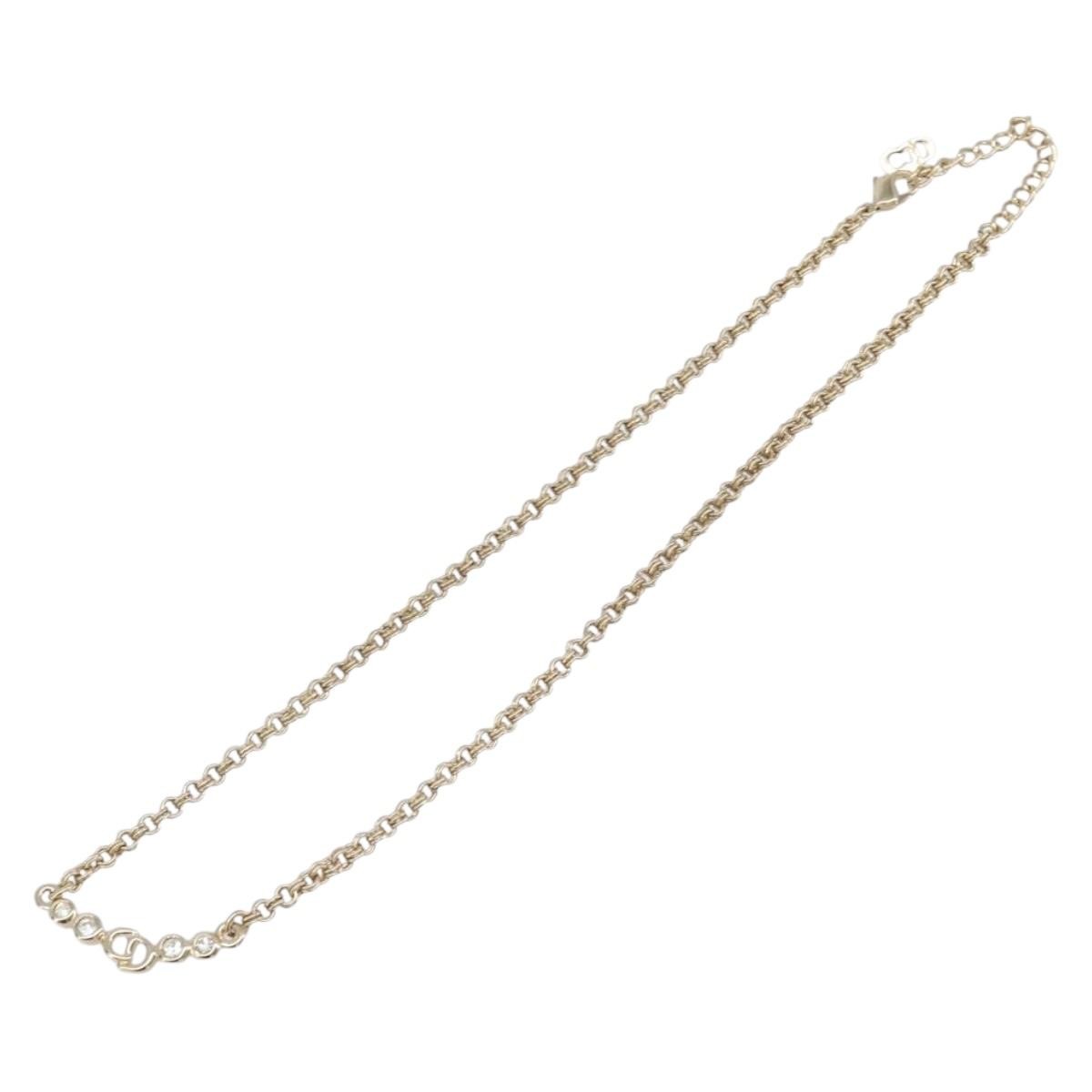 Christian Dior Cd Logo Metal Gold Bijoux