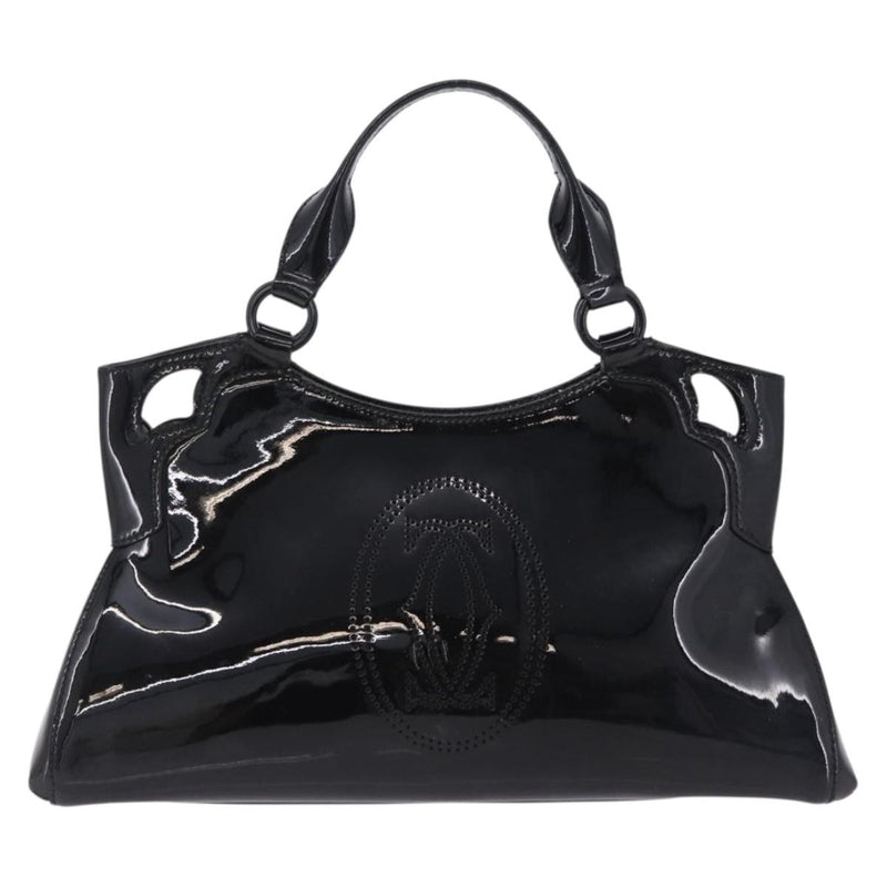 Cartier Marcello Patent Leather Black Patent_leather Bag