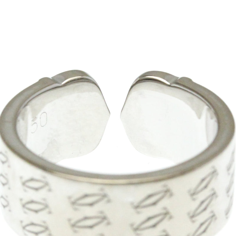 Cartier 2c De 18k White Gold Silver White_gold Jewelry