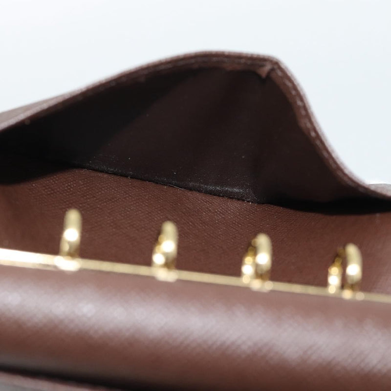 Louis Vuitton Ring Agenda Cover Damier Brown Canvas Bag