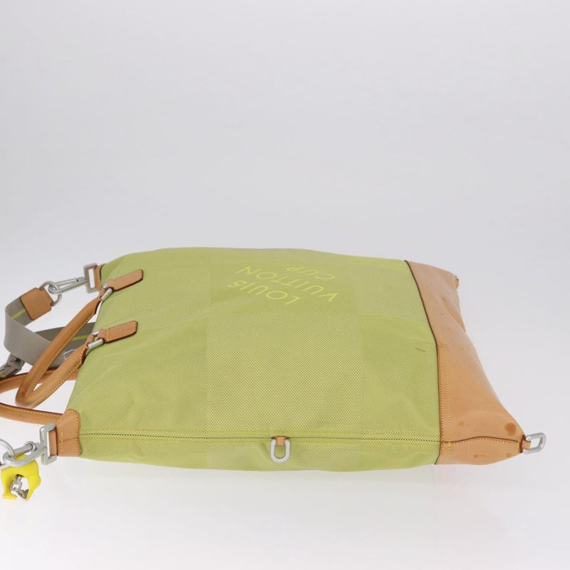 Louis Vuitton Cup Cube Damier Geant Canvas Yellow Bag