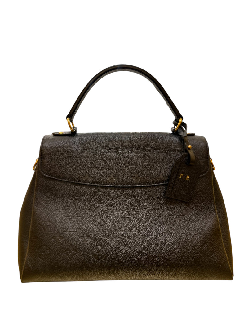 Louis Vuitton Georges Monogram Empreinte Leather Black Bag