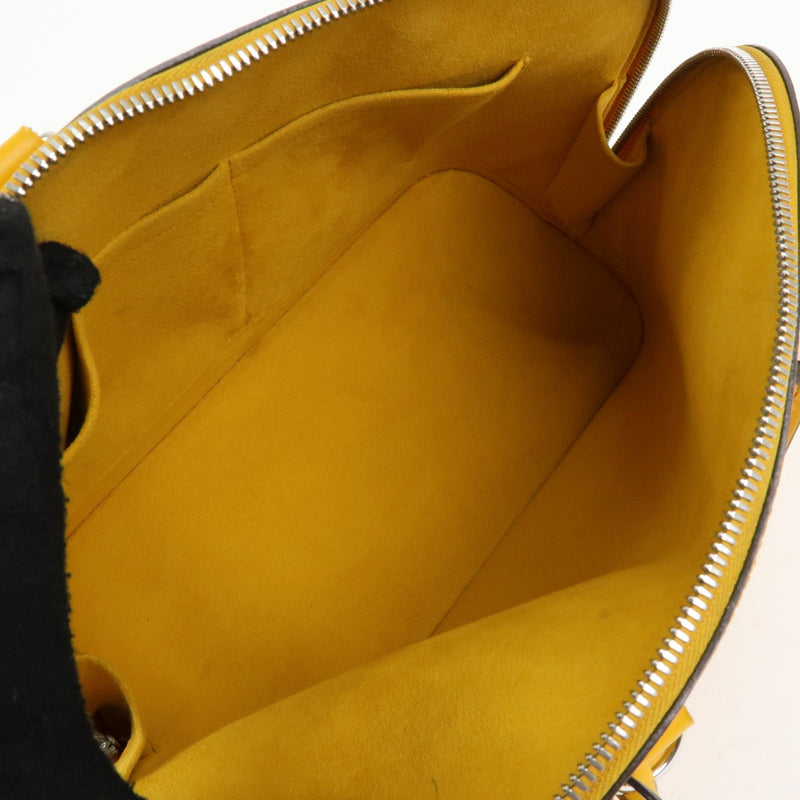 Louis Vuitton Alma Epi Leather Yellow Bag
