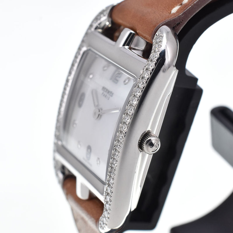 Hermes Cape Cod Double Tour Quartz Stainless Steel And Leather Watches