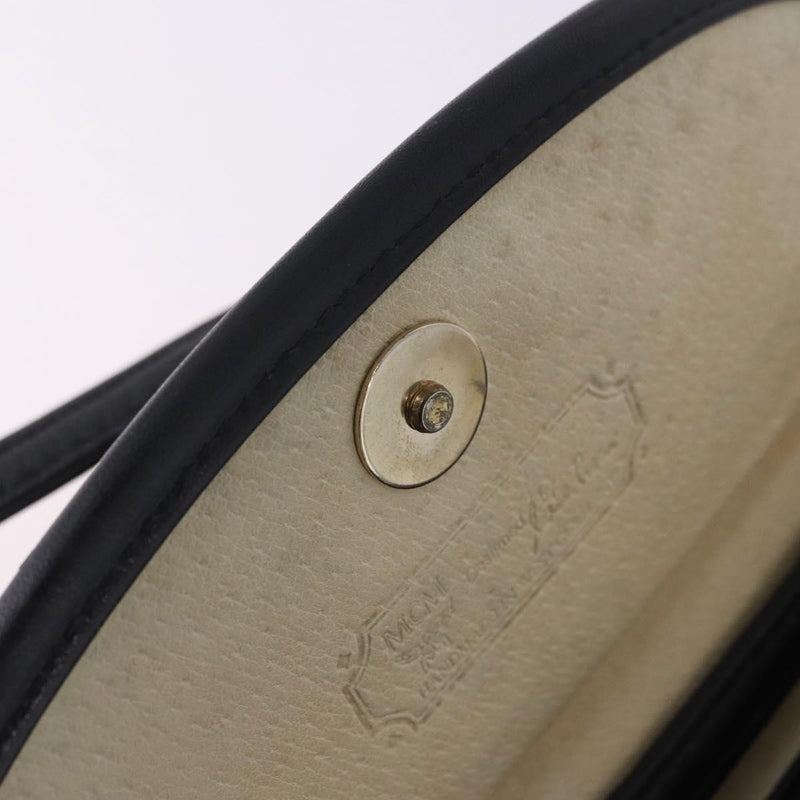 Mcm Visetos Leather Black Bag