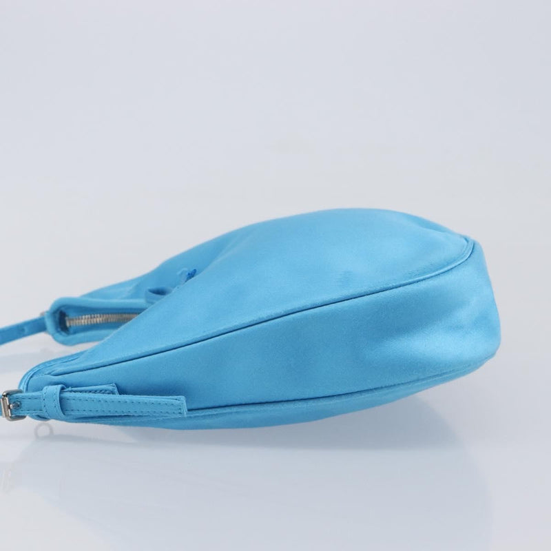 Balenciaga Leopolda Satin Blue Bag