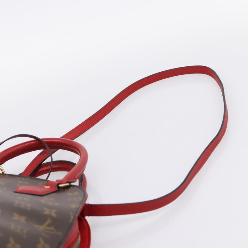 Louis Vuitton Alma Bnb Monogram Canvas With Leather Brown Bag