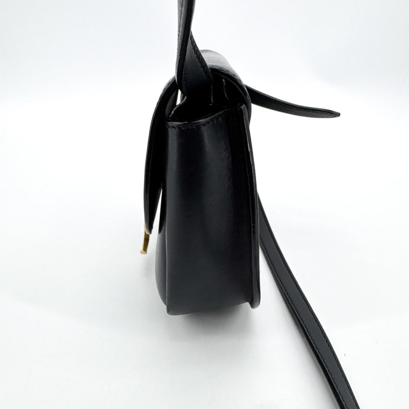 Saint Laurent Kaia Leather Black Bag