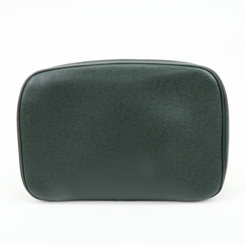 Louis Vuitton Toiletry Pouch Taiga Leather Green