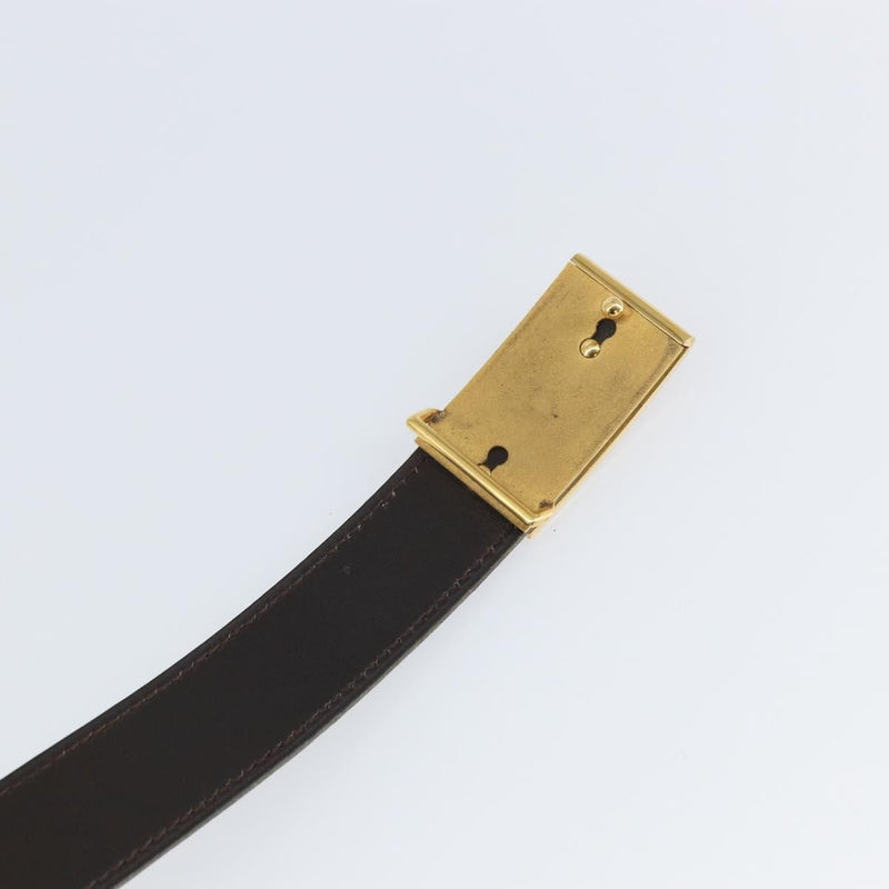 Hermes Buckle Belt Leather Black