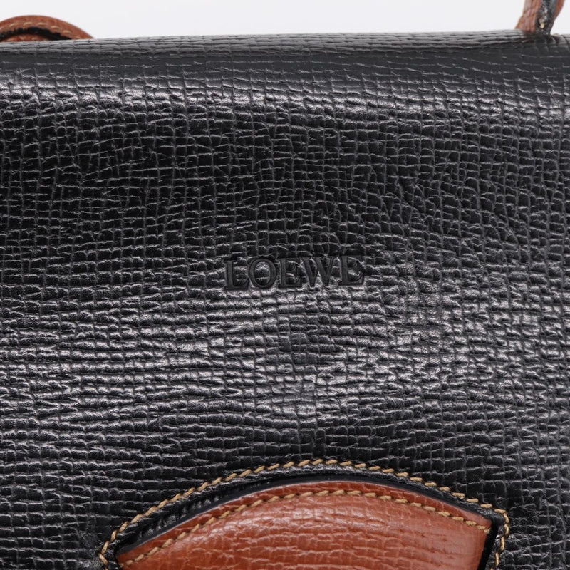 Loewe Barcelona Leather Black Bag
