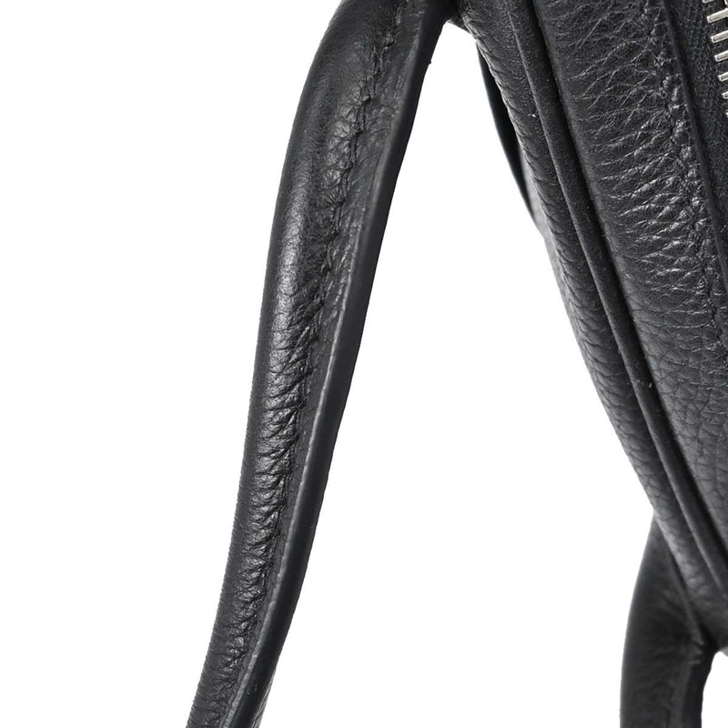 Hermes Lindy Clemence Black Leather Bag