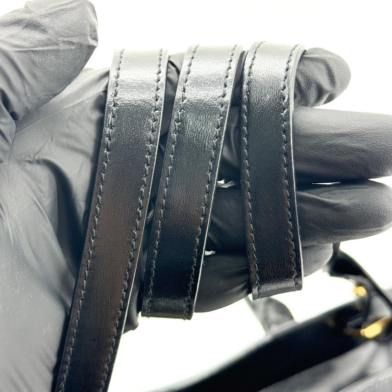 Saint Laurent Uptown Leather Black Bag