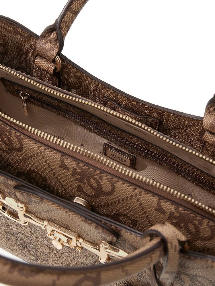 Guess Janie Shoulder Bag — Beige Polyurethane