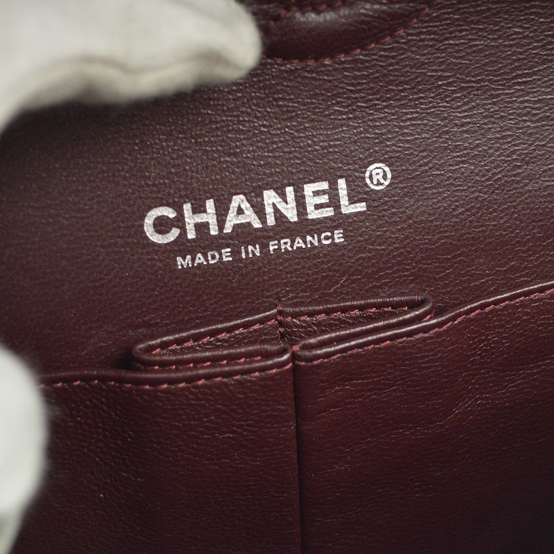 Chanel Classic Timeless Double Flap Quilted Lambskin Black Leather Bag
